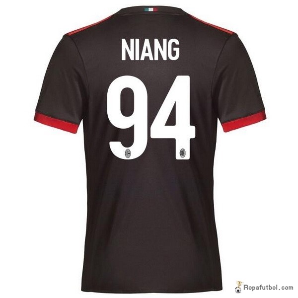 Camiseta AC Milan Replica Tercera Ropa Niang 2017/18